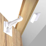 Darrahopens Home & Garden > DIY > Door Hardware Upgraded Invisible Baby Proofing Cabinet Latch Locks (10 Pack) - No Drilling or Tools Required for Installation, Works with Most Cabinets and Drawers, Works with Countertop Overhangs, Highly Secure