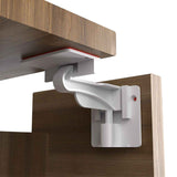 Darrahopens Home & Garden > DIY > Door Hardware Upgraded Invisible Baby Proofing Cabinet Latch Locks (10 Pack) - No Drilling or Tools Required for Installation, Works with Most Cabinets and Drawers, Works with Countertop Overhangs, Highly Secure