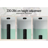 Darrahopens Home & Garden > DIY > Flooring CARLA HOME Floor to Ceiling Cat Tree Tower  with Adjustable Height 230-286cm for Indoor Cats (Black)