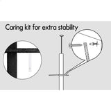 Darrahopens Home & Garden > DIY > Flooring CARLA HOME Floor to Ceiling Cat Tree Tower  with Adjustable Height 230-286cm for Indoor Cats (Black)