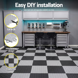 Darrahopens Home & Garden > DIY > Flooring Giantz Garage Floor Tiles Interlocking PP Flooring 25PCS 30x30cm Grey In Australia - Darrahopens