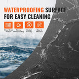 Darrahopens Home & Garden > DIY > Flooring VEVOR Self Adhesive Vinyl Floor Tiles 12 x 12 inch, 50 Tiles 1.5mm Thick Peel & Stick, Black Marble Texture DIY Flooring for Kitchen, Dining Room, Bedrooms & Bathrooms, Easy for Home Decor