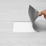 Darrahopens Home & Garden > DIY > Flooring VEVOR Self Adhesive Vinyl Floor Tiles 36 x 6 inch, 36 Tiles 2.5mm Thick Peel & Stick, Light Gray Wood Grain DIY Flooring for Kitchen, Dining Room, Bedrooms & Bathrooms, Easy for Home Decor