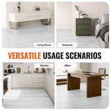Darrahopens Home & Garden > DIY > Flooring VEVOR Self Adhesive Vinyl Floor Tiles 36 x 6 inch, 36 Tiles 2.5mm Thick Peel & Stick, Light Gray Wood Grain DIY Flooring for Kitchen, Dining Room, Bedrooms & Bathrooms, Easy for Home Decor