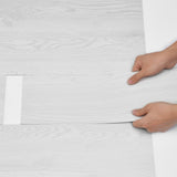 Darrahopens Home & Garden > DIY > Flooring VEVOR Self Adhesive Vinyl Floor Tiles 36 x 6 inch, 36 Tiles 2.5mm Thick Peel & Stick, Light Gray Wood Grain DIY Flooring for Kitchen, Dining Room, Bedrooms & Bathrooms, Easy for Home Decor