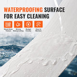 Darrahopens Home & Garden > DIY > Flooring VEVOR Self Adhesive Vinyl Floor Tiles 36 x 6 inch, 36 Tiles 2.5mm Thick Peel & Stick, Light Gray Wood Grain DIY Flooring for Kitchen, Dining Room, Bedrooms & Bathrooms, Easy for Home Decor