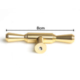 Darrahopens Home & Garden > DIY Gold Zinc Kitchen Cabinet Handles Drawer Bar Handle Pull T