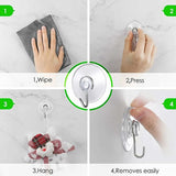 Darrahopens Home & Garden > DIY > Hardware Hooks 12 Pack Suction Cup Wall Hooks, Small Plastic Suction Cups With ROund Hook For Bathroom And Kitchen (4Cm)