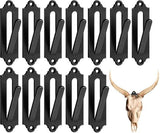 Darrahopens Home & Garden > DIY > Hardware Hooks 12-Piece Skull Wall Hook Set - Black Steel Hook for Decoration - Includes Mounting Kit