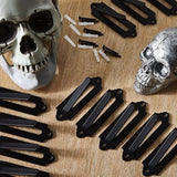 Darrahopens Home & Garden > DIY > Hardware Hooks 12-Piece Skull Wall Hook Set - Black Steel Hook for Decoration - Includes Mounting Kit