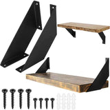 Darrahopens Home & Garden > DIY > Hardware Hooks 2 Pcs Heavy Duty Metal Shelf Brackets for DIY Shelves, 15 cm