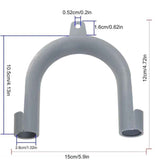 Darrahopens Home & Garden > DIY > Hardware Hooks 2 pcs Washing Machine Drain Hose Hooks - U Shape