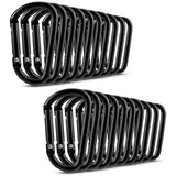 Darrahopens Home & Garden > DIY > Hardware Hooks 20 pcs Small Aluminum Carabiners D-ring Clips max