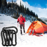 Darrahopens Home & Garden > DIY > Hardware Hooks 20 pcs Small Aluminum Carabiners D-ring Clips max