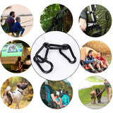 Darrahopens Home & Garden > DIY > Hardware Hooks 20 pcs Small Aluminum Carabiners D-ring Clips max