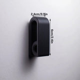 Darrahopens Home & Garden > DIY > Hardware Hooks 3D-printed press-lock towel hooks | Self-locking hooks, black