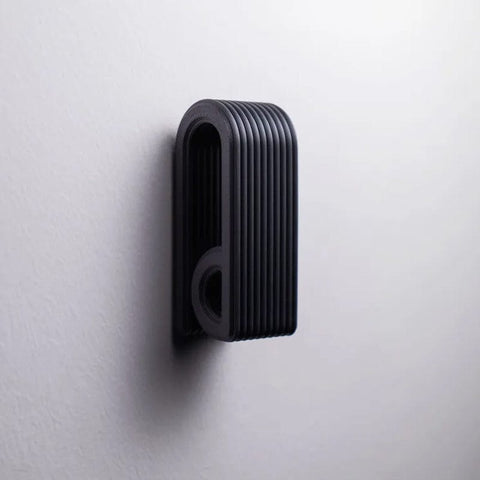 Darrahopens Home & Garden > DIY > Hardware Hooks 3D-printed press-lock towel hooks | Self-locking hooks, black