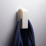 Darrahopens Home & Garden > DIY > Hardware Hooks 3D-printed press-lock towel hooks | Self-locking hooks, white