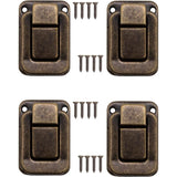 Darrahopens Home & Garden > DIY > Hardware Hooks 4 pcs U-Shaped Clasps For Chests, Boxes, Chests, Vintage Design In Brass 47 X 32 Mm, Bronze, Copper
