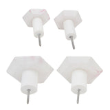 Darrahopens Home & Garden > DIY > Hardware Hooks 4Pcs Marble Pattern Wall Mounted Hook Hex Shaped Modern Decorative Hook for Bedroom Door Home In Australia - Darrahopens