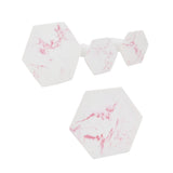 Darrahopens Home & Garden > DIY > Hardware Hooks 4Pcs Marble Pattern Wall Mounted Hook Hex Shaped Modern Decorative Hook for Bedroom Door Home In Australia - Darrahopens