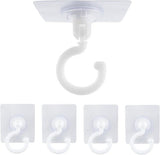 Darrahopens Home & Garden > DIY > Hardware Hooks 5-pack self-adhesive hooks - Extra strong adhesive hooks - Transparent wall hooks - Self-adhesive - No drilling required - Suitable for bathroom, kitchen, office, bedroom
