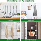 Darrahopens Home & Garden > DIY > Hardware Hooks 5-pack self-adhesive hooks - Extra strong adhesive hooks - Transparent wall hooks - Self-adhesive - No drilling required - Suitable for bathroom, kitchen, office, bedroom