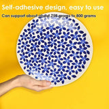 Darrahopens Home & Garden > DIY > Hardware Hooks 50-Pack 1\" Invisible Adhesive Hangers, Self-Adhesive Vertical Wall Plaque Hangers, Wall Plaques for Plates, Pictures, Decorative Art (White)