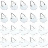 Darrahopens Home & Garden > DIY > Hardware Hooks 50-Pack Self-Adhesive Invisible Hangers 1 Inch - Compatible with Plates Pictures Wall Decor Art