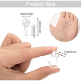 Darrahopens Home & Garden > DIY > Hardware Hooks 50 pcs Clear Push Pins Thumbtacks Hanging Hooks Plastic Wall Hooks For Cork Board Map Photos Calendar Home School