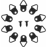 Darrahopens Home & Garden > DIY > Hardware Hooks 50 pcs Picture Hooks Picture Frame Hanger No Drilling Metal D Rings Frame Mounting For Picture Frame Mirror Fixing Wall