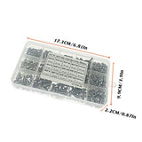 Darrahopens Home & Garden > DIY > Hardware Hooks 500x M3/M4/M5 Stainless Steel Hex Socket Button Head Bolts Screws Nuts Kit
