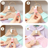 Darrahopens Home & Garden > DIY > Hardware Hooks Coat Hooks - 60 pieces - Hangers/Hooks - Pink and Blue - Thickened S-shaped