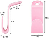Darrahopens Home & Garden > DIY > Hardware Hooks Coat Hooks - 60 pieces - Hangers/Hooks - Pink and Blue - Thickened S-shaped