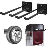 Darrahopens Home & Garden > DIY > Hardware Hooks Garage Hooks, Wall Mounted Coat Rack, Shed Organizer, Heavy Duty Tool Organizer, Garage Storage Utility Hooks For (2