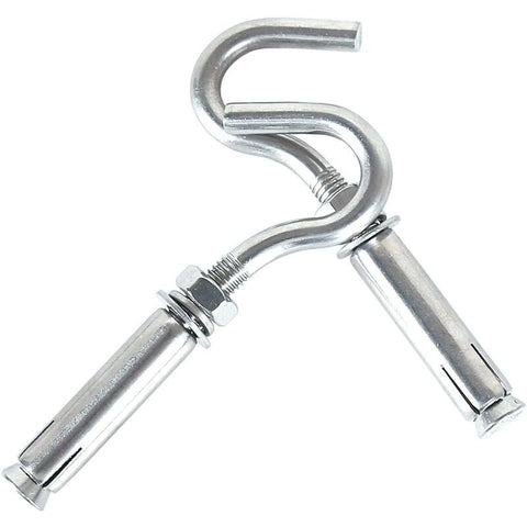 Darrahopens Home & Garden > DIY > Hardware Hooks M10 304 Stainless Steel Expansion Bolts Anchors Bolts Open Hook Expansion Screws Bolts 5-Pack