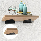 Darrahopens Home & Garden > DIY > Hardware Hooks pcs Floating Shelf Brackets, Invisible Triangle Wall Shelf Brackets, Metal Wall Shelf Brackets for Shelves