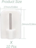 Darrahopens Home & Garden > DIY > Hardware Hooks Self-adhesive key hooks - 10 pieces