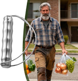 Darrahopens Home & Garden > DIY > Hardware Hooks Shopping Bag Handles - Labor-Saving Tools - Supports up to 23kg - Made of Stainless Steel - Reusable - Suitable for supermarkets, home, travel, market, laundry and camping
