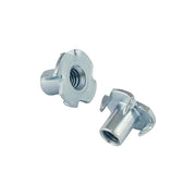 Darrahopens Home & Garden > DIY > Hardware Hooks T Nut Claw Nut 4 Sided Nut Claw Fitting M6 X 12 Mm 50 pcs