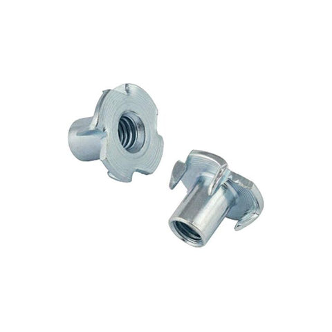 Darrahopens Home & Garden > DIY > Hardware Hooks T Nut Claw Nut 4 Sided Nut Claw Fitting M6 X 12 Mm 50 pcs