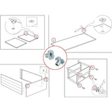 Darrahopens Home & Garden > DIY > Hardware Hooks T Nut Claw Nut 4 Sided Nut Claw Fitting M6 X 12 Mm 50 pcs