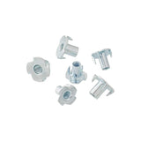Darrahopens Home & Garden > DIY > Hardware Hooks T Nut Claw Nut 4 Sided Nut Claw Fitting M6 X 12 Mm 50 pcs