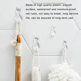 Darrahopens Home & Garden > DIY > Hardware Hooks Traceless Self-Adhesive Hooks - Self-Adhesive Wardrobe Hooks - Wall Stickers - 12 Pieces - Bedroom - Behind the Door - Keychain