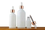 Darrahopens Home & Garden > DIY > Kitchen & Bathroom DIY 10 Pack Glass Dropper Bottles Rose Gold Caps for Essential Oils - 15ml
