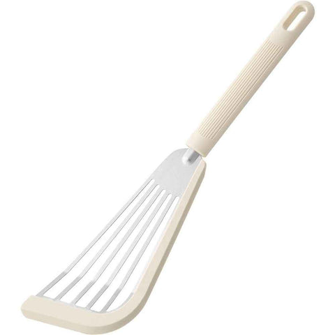 Darrahopens Home & Garden > DIY > Kitchen & Bathroom DIY 2 pack Fish Spatula Turner, Thin Slotted Spatulas for Nonstick Cookware,Silicone Edge Heat Resistant Kitchen Flipper for Fish, Egg, Pancake(Stainless Steel)