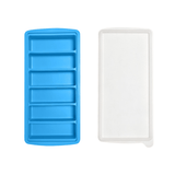 Darrahopens Home & Garden > DIY > Kitchen & Bathroom DIY 2-Packs Blue 6-Grid Extra Long Silicone Ice Cube Tray - Easy Release Reusable Food Grade Mold for Whiskey, Cocktails & Commercial Use