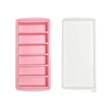 Darrahopens Home & Garden > DIY > Kitchen & Bathroom DIY 2-Packs Pink 6-Grid Extra Long Silicone Ice Cube Tray - Easy Release Reusable Food Grade Mold for Whiskey, Cocktails & Commercial Use