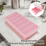 Darrahopens Home & Garden > DIY > Kitchen & Bathroom DIY 2-Packs Yellow 6-Grid Extra Long Silicone Ice Cube Tray - Easy Release Reusable Food Grade Mold for Whiskey, Cocktails & Commercial Use