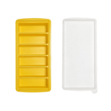 Darrahopens Home & Garden > DIY > Kitchen & Bathroom DIY 2-Packs Yellow 6-Grid Extra Long Silicone Ice Cube Tray - Easy Release Reusable Food Grade Mold for Whiskey, Cocktails & Commercial Use